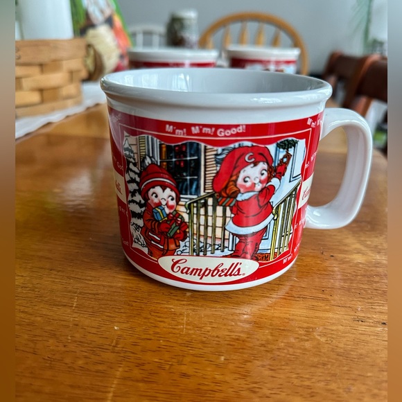 VINTAGE CAMPBELL'S SOUP KIDS COFFEE MUGS SEASONS HOUSTON HARVEST 2000 - Picture 3 of 8